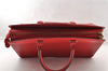 Authentic Louis Vuitton Epi Riviera Hand Bag Red M48187 LV 7587I