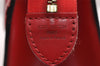 Authentic Louis Vuitton Epi Riviera Hand Bag Red M48187 LV 7587I
