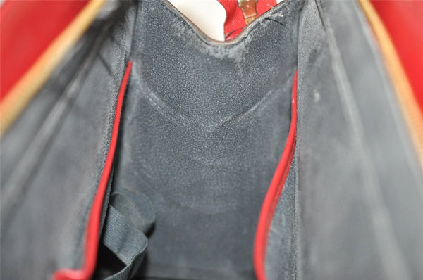 Authentic Louis Vuitton Epi Riviera Hand Bag Red M48187 LV 7587I