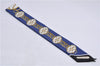 Authentic HERMES Twilly Scarf Silk "Lift Profile" Blue Box 7588C