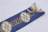 Authentic HERMES Twilly Scarf Silk "Lift Profile" Blue Box 7588C