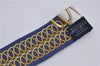 Authentic HERMES Twilly Scarf Silk "Lift Profile" Blue Box 7588C