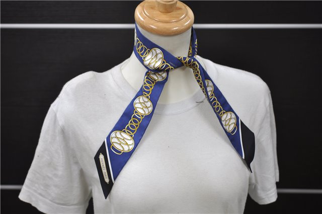 Authentic HERMES Twilly Scarf Silk 