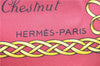 Authentic HERMES Carre 90 Scarf "LES ROBE" Silk Red 7589E