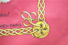 Authentic HERMES Carre 90 Scarf "LES ROBE" Silk Red 7589E