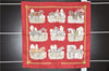 Authentic HERMES Carre 90 Scarf "LES ROBE" Silk Red 7589E