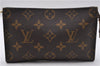 Authentic LOUIS VUITTON Monogram Pouch For Bucket PM LV 7590C