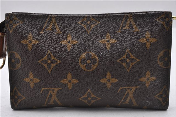 Authentic LOUIS VUITTON Monogram Pouch For Bucket PM LV 7590C