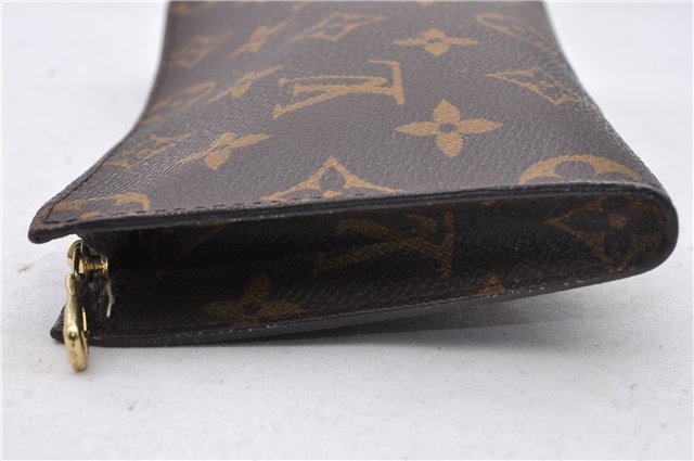Authentic LOUIS VUITTON Monogram Pouch For Bucket PM LV 7590C