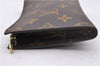 Authentic LOUIS VUITTON Monogram Pouch For Bucket PM LV 7590C