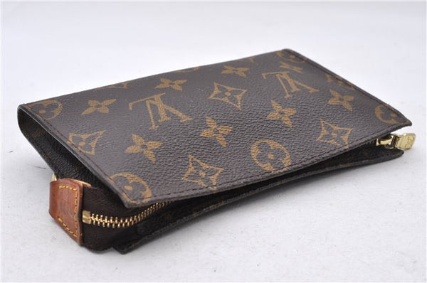 Authentic LOUIS VUITTON Monogram Pouch For Bucket PM LV 7590C