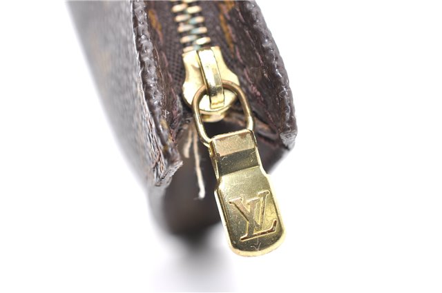 Authentic LOUIS VUITTON Monogram Pouch For Bucket PM LV 7590C