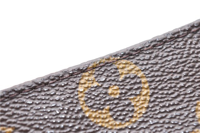 Authentic LOUIS VUITTON Monogram Pouch For Bucket PM LV 7590C