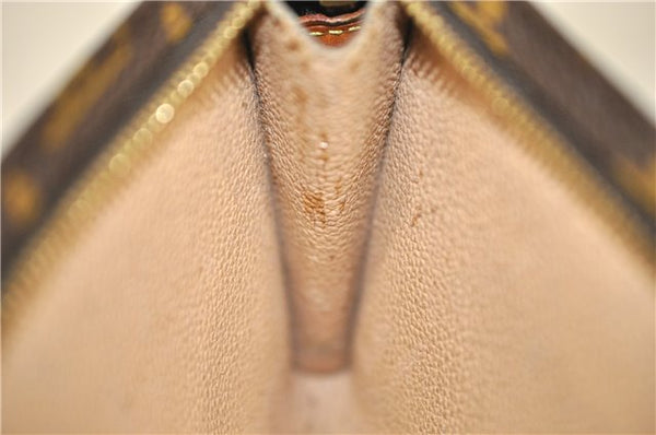 Authentic LOUIS VUITTON Monogram Pouch For Bucket PM LV 7590C