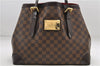 Authentic Louis Vuitton Damier Hampstead MM Shoulder Tote Bag N51204 LV 7590D