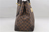 Authentic Louis Vuitton Damier Hampstead MM Shoulder Tote Bag N51204 LV 7590D