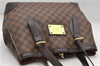 Authentic Louis Vuitton Damier Hampstead MM Shoulder Tote Bag N51204 LV 7590D