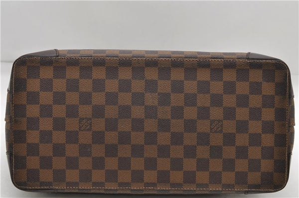 Authentic Louis Vuitton Damier Hampstead MM Shoulder Tote Bag N51204 LV 7590D