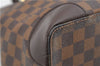 Authentic Louis Vuitton Damier Hampstead MM Shoulder Tote Bag N51204 LV 7590D
