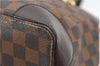 Authentic Louis Vuitton Damier Hampstead MM Shoulder Tote Bag N51204 LV 7590D