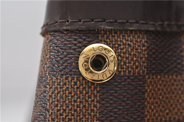 Authentic Louis Vuitton Damier Hampstead MM Shoulder Tote Bag N51204 LV 7590D