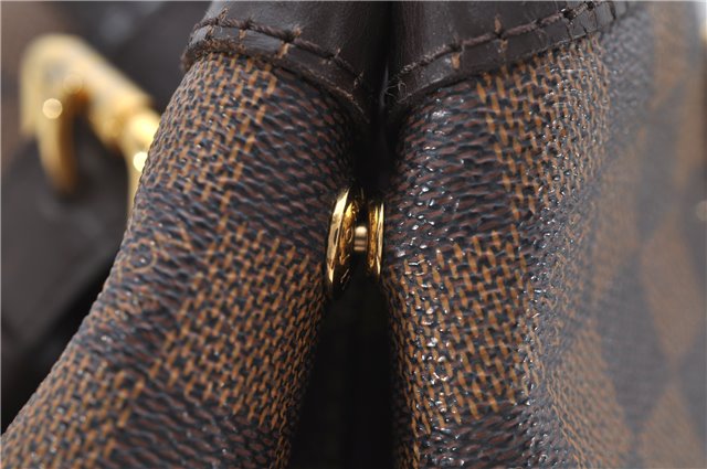 Authentic Louis Vuitton Damier Hampstead MM Shoulder Tote Bag N51204 LV 7590D