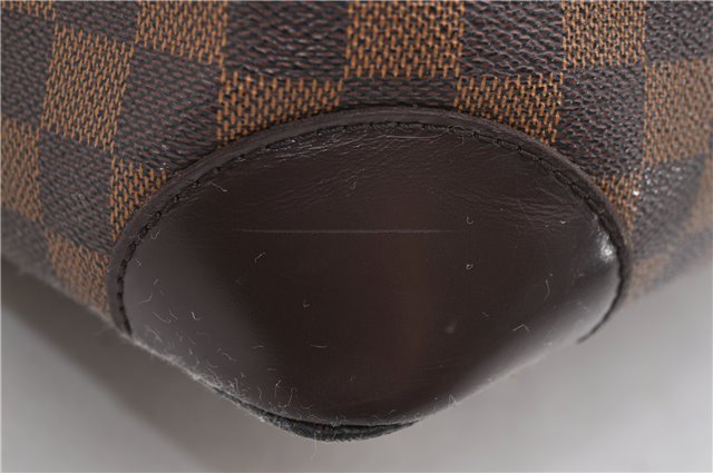 Authentic Louis Vuitton Damier Hampstead MM Shoulder Tote Bag N51204 LV 7590D