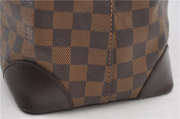 Authentic Louis Vuitton Damier Hampstead MM Shoulder Tote Bag N51204 LV 7590D