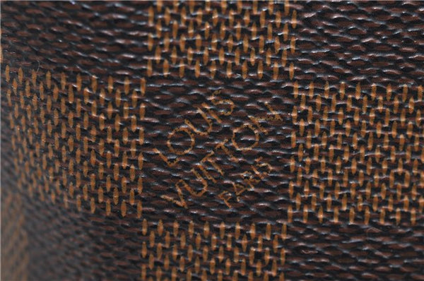 Authentic Louis Vuitton Damier Hampstead MM Shoulder Tote Bag N51204 LV 7590D