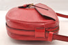 Authentic Louis Vuitton Epi Jeune Fille Shoulder Cross Bag Red M52157 LV 7590I