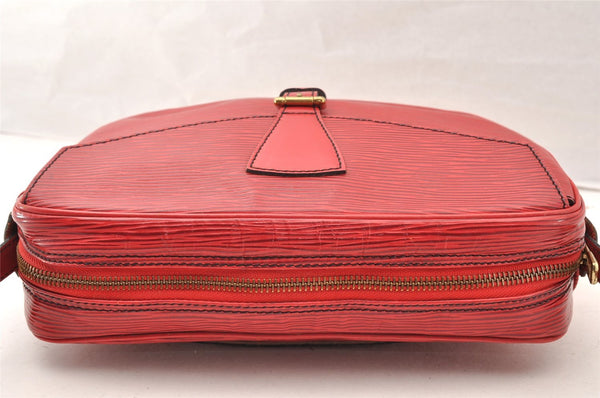 Authentic Louis Vuitton Epi Jeune Fille Shoulder Cross Bag Red M52157 LV 7590I