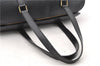 Authentic LOUIS VUITTON Epi Soufflot Black Hand Bag M52222 LV 7591C