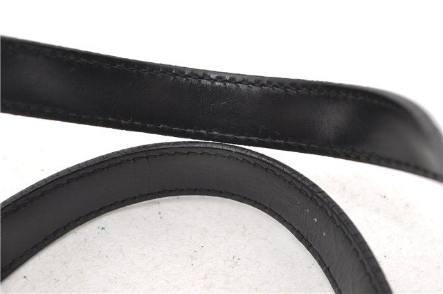 Authentic LOUIS VUITTON Epi Soufflot Black Hand Bag M52222 LV 7591C