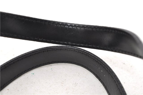 Authentic LOUIS VUITTON Epi Soufflot Black Hand Bag M52222 LV 7591C