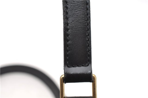 Authentic LOUIS VUITTON Epi Soufflot Black Hand Bag M52222 LV 7591C