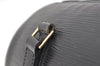 Authentic LOUIS VUITTON Epi Soufflot Black Hand Bag M52222 LV 7591C