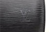 Authentic LOUIS VUITTON Epi Soufflot Black Hand Bag M52222 LV 7591C