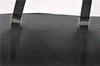 Authentic LOUIS VUITTON Epi Soufflot Black Hand Bag M52222 LV 7591C