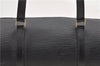 Authentic LOUIS VUITTON Epi Soufflot Black Hand Bag M52222 LV 7591C