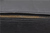 Authentic LOUIS VUITTON Epi Soufflot Black Hand Bag M52222 LV 7591C