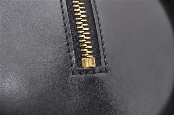 Authentic LOUIS VUITTON Epi Soufflot Black Hand Bag M52222 LV 7591C