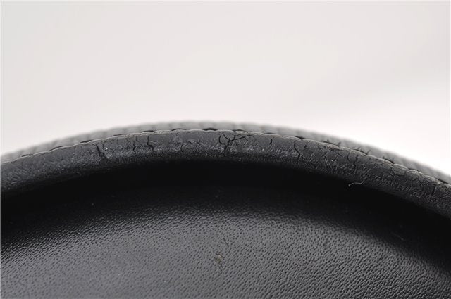 Authentic LOUIS VUITTON Epi Soufflot Black Hand Bag M52222 LV 7591C