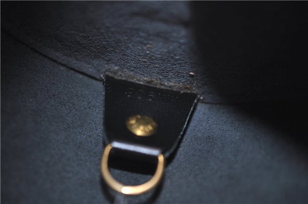 Authentic LOUIS VUITTON Epi Soufflot Black Hand Bag M52222 LV 7591C