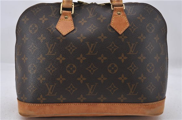 Authentic Louis Vuitton Monogram Alma Hand Bag M51130 LV 7591D