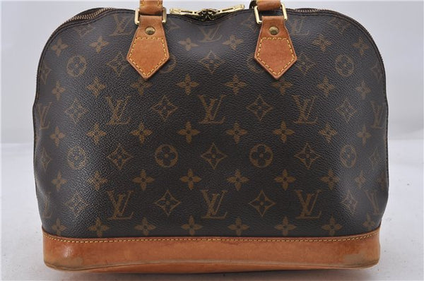 Authentic Louis Vuitton Monogram Alma Hand Bag M51130 LV 7591D