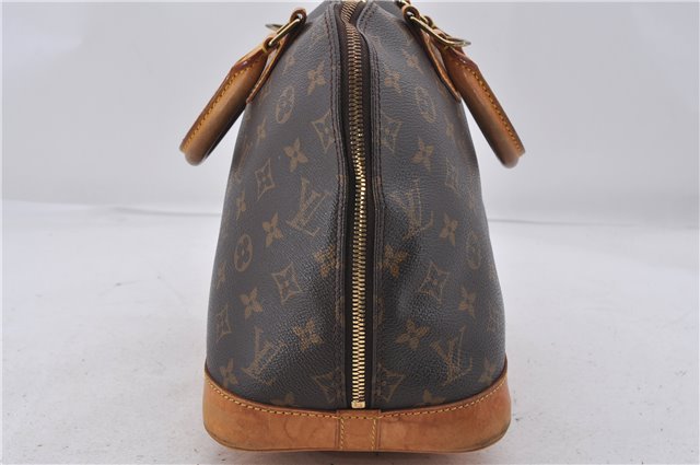 Authentic Louis Vuitton Monogram Alma Hand Bag M51130 LV 7591D