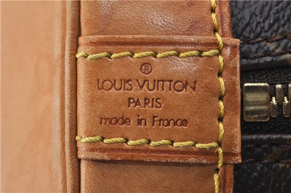 Authentic Louis Vuitton Monogram Alma Hand Bag M51130 LV 7591D