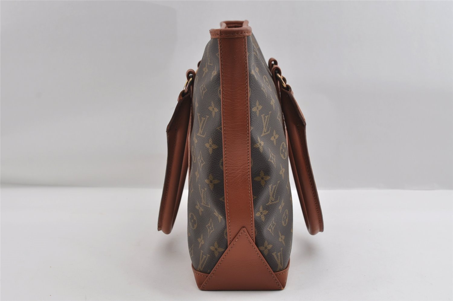 Auth Louis Vuitton Monogram Sac Weekend PM Vintage Tote Hand Bag M42425 LV 7592I