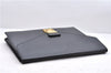Auth Louis Vuitton Epi Porte Documents Senateur Briefcase M54452 Black LV 7593D