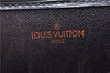 Auth Louis Vuitton Epi Porte Documents Senateur Briefcase M54452 Black LV 7593D